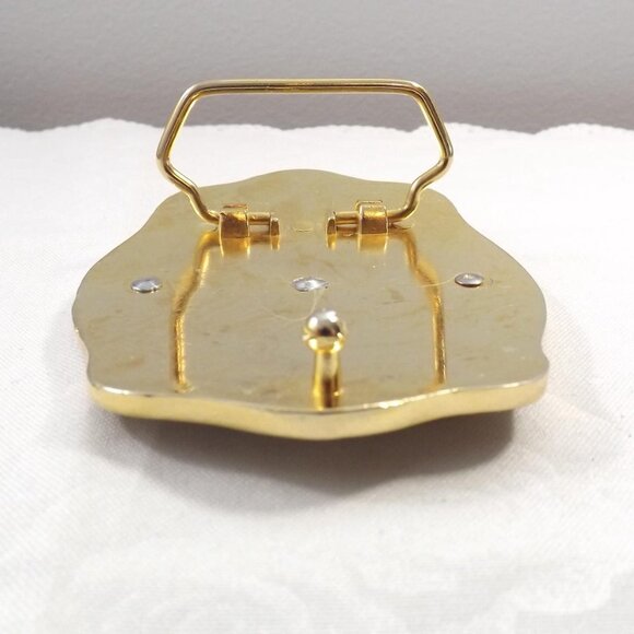 Western Hat and Revolver Southwestern Style Belt Buckle - Picture 5 of 11